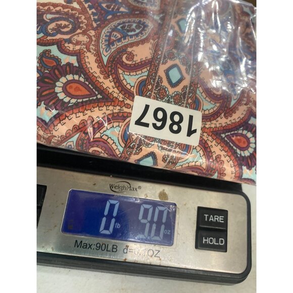 Antonio‎ Melani Pencil Skirt Womens Size 14 Paisley Cotton Blend Lined Boho - Picture 11 of 11